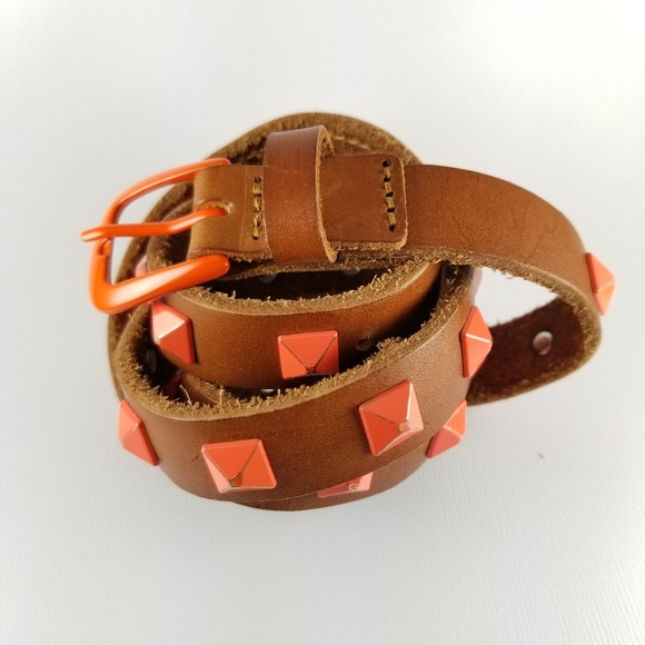 GAP | genuine leather studded belt - Picture 1 of 4